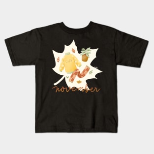 Cozy November Kids T-Shirt